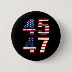 Badge Rond 5 Cm Funny Qr Président Trump Code de danse Trump 45_47