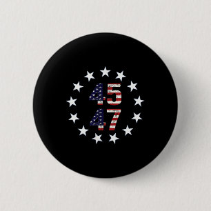 Badge Rond 5 Cm Funny Qr President Trump Dance Code