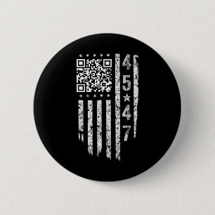 Badge Rond 5 Cm Funny Qr President Trump Dance Code