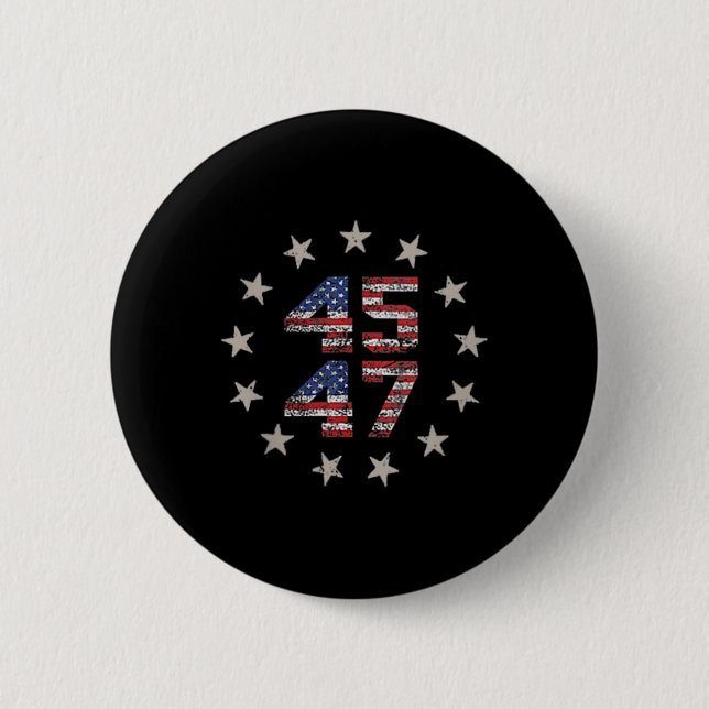 Badge Rond 5 Cm Funny Qr President Trump Dance Code (sur Byck) 6 (Devant)