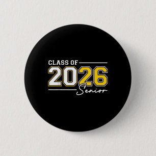 Badge Rond 5 Cm Funny Senior Year 2026 Graduation Class Of 2026 Se