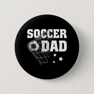Badge Rond 5 Cm Funny Soccer Papa Papa Daddy Soccer Sport Amateur