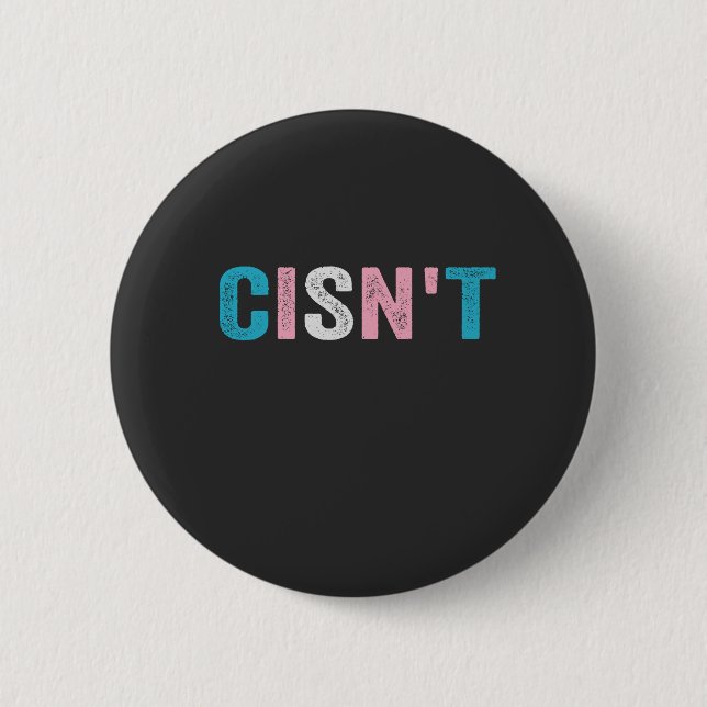 Badge Rond 5 Cm Funny Transgender Pride ne peut pas LGBTQ Trans Fl (Devant)