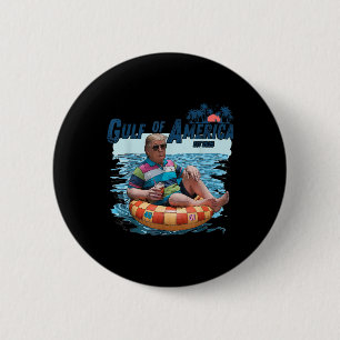 Badge Rond 5 Cm Funny Vintage Golfe Des États-Unis Amérique 2025 A