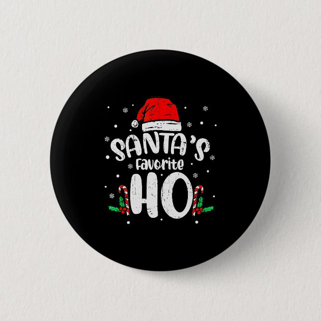 Badge Rond 5 Cm Funny Xmas Naughty Dirty Adult Humor Pj Christmas  (Devant)