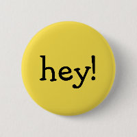 Funny Yellow hey! un mot message texte saluant
