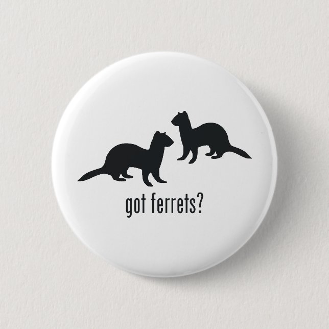 Badge Rond 5 Cm Furets (Devant)