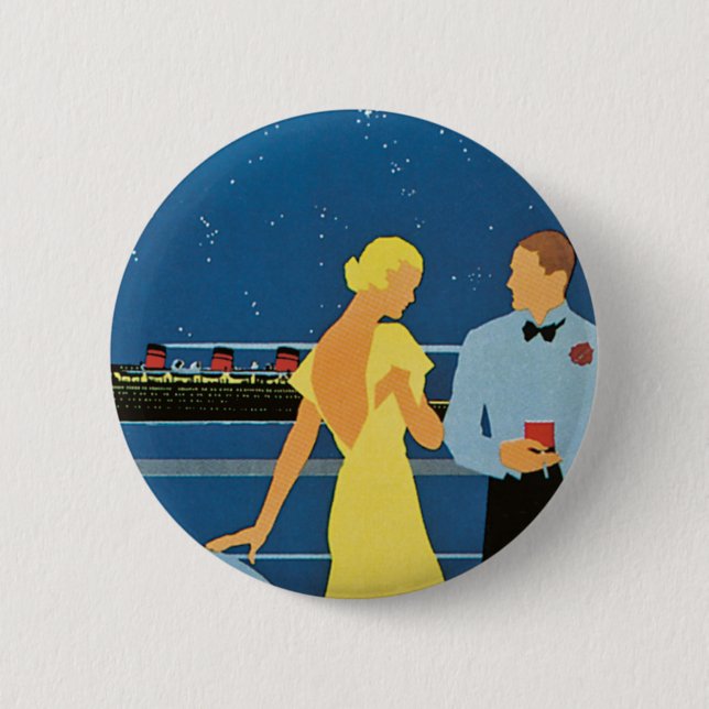 Badge Rond 5 Cm Furie ~ Reine des Bermudes (Devant)