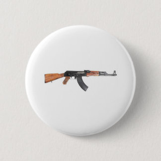 Badge Rond 5 Cm Fusil d'assaut d'AK47