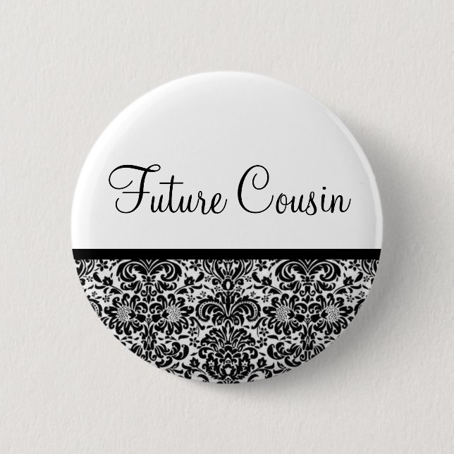Badge Rond 5 Cm Futur cousin (Devant)