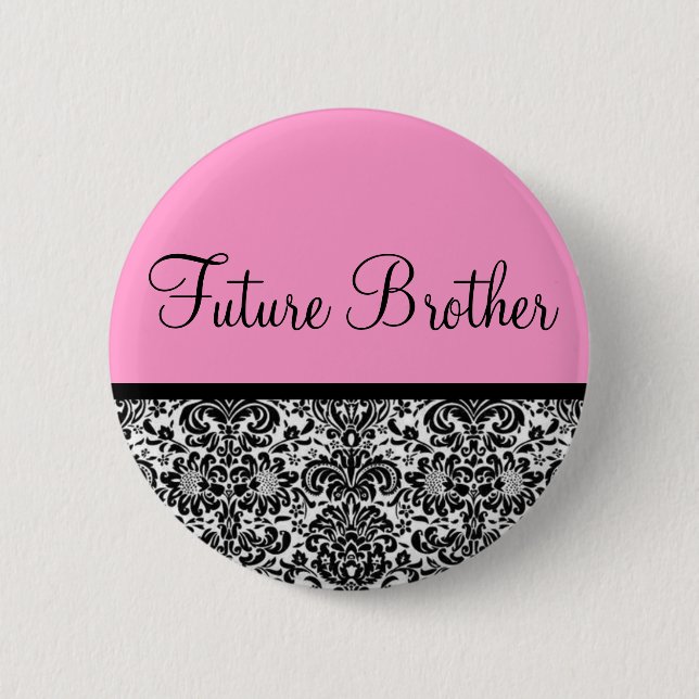 Badge Rond 5 Cm Futur frère (Devant)