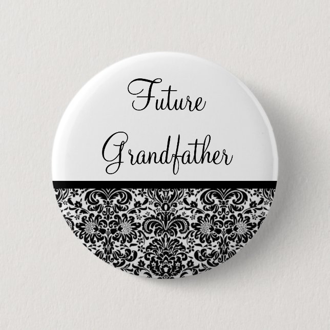Badge Rond 5 Cm Futur grand-père (Devant)