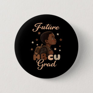 Badge Rond 5 Cm Futur Hbcu Grad Histoire Noire Mois Garçon Graduat
