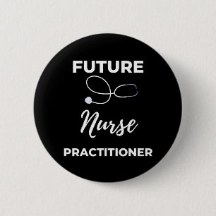 Badge Rond 5 Cm Futur infirmier praticien