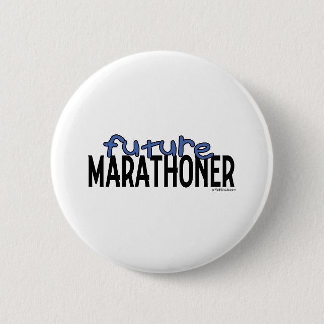 Badge Rond 5 Cm Futur Marathoner (Devant)