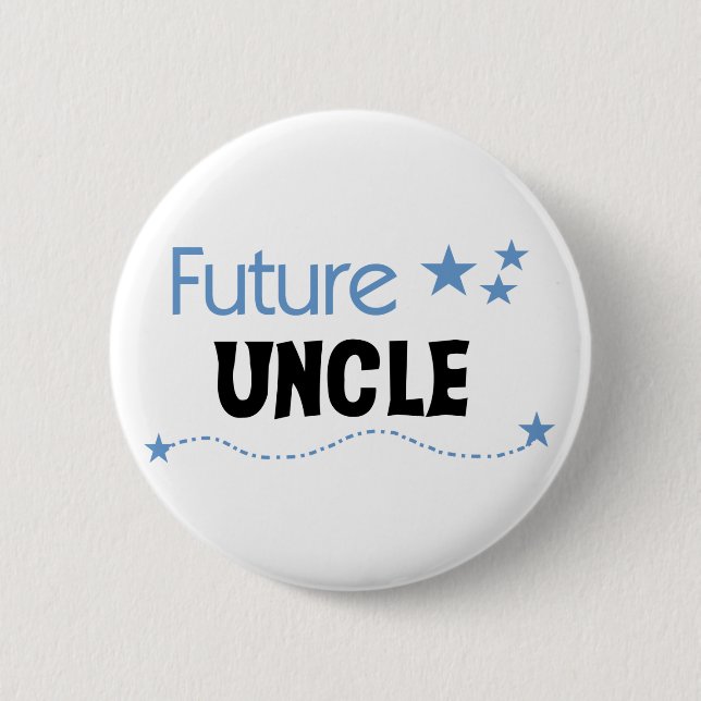 Badge Rond 5 Cm Futur oncle (Devant)
