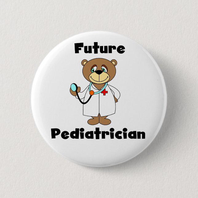 BADGE ROND 5 CM FUTUR PÉDIATRE (Devant)