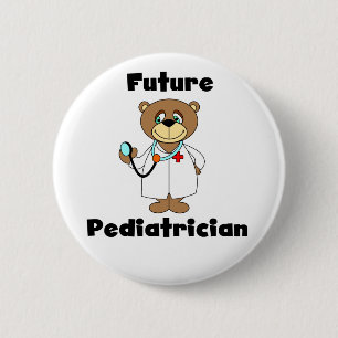 BADGE ROND 5 CM FUTUR PÉDIATRE