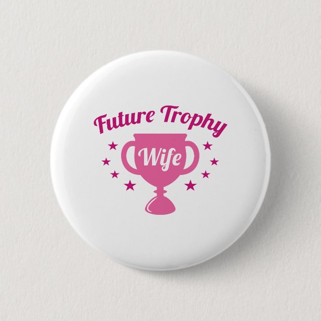 Badge Rond 5 Cm Future Femme du trophée (Devant)