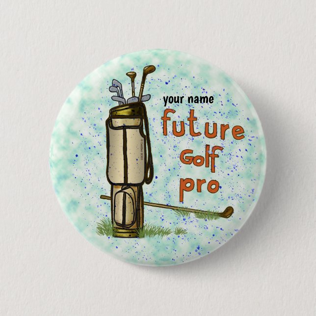 Badge Rond 5 Cm Future Golf Pro (Devant)