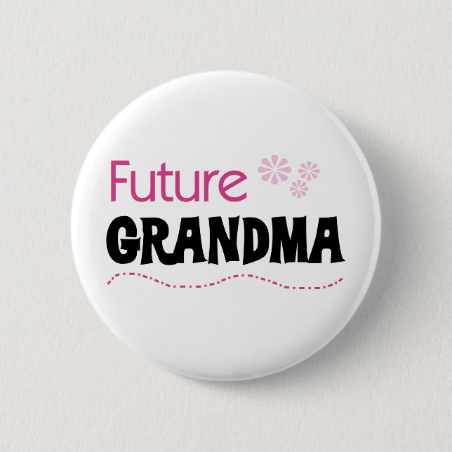Badge Rond 5 Cm Future grand-maman (Devant)