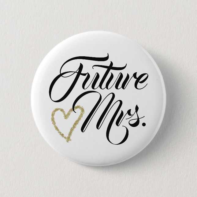 Badge Rond 5 Cm Future Mme Party Pin (Devant)