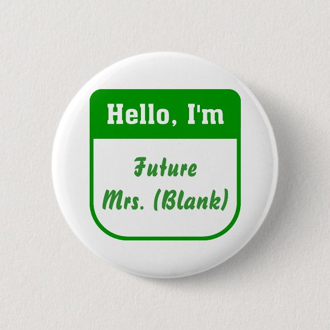 Badge Rond 5 Cm Future Mme Pins - personnalisée (Devant)