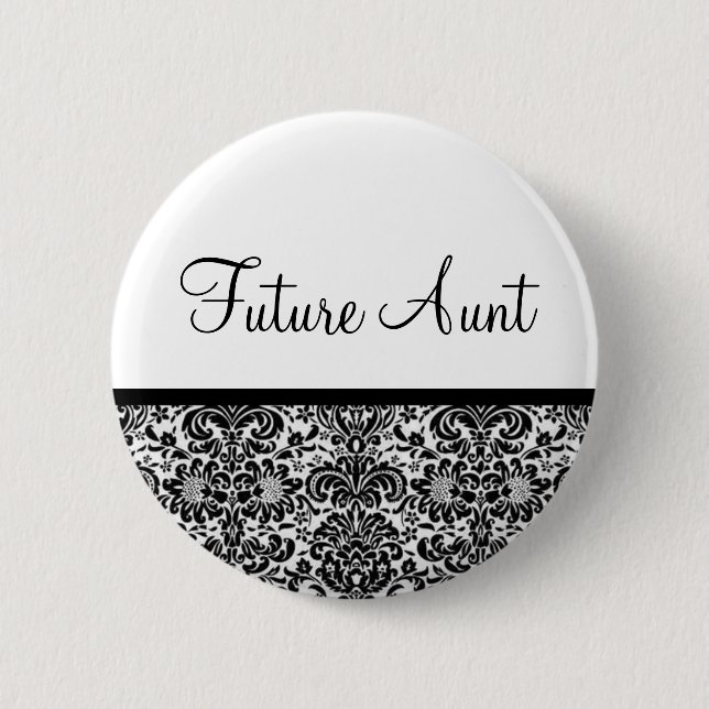 Badge Rond 5 Cm Future tante (Devant)