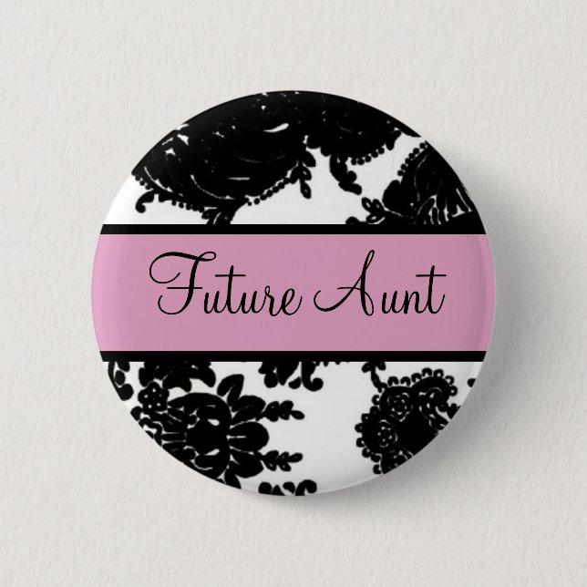 Badge Rond 5 Cm Future tante (Devant)