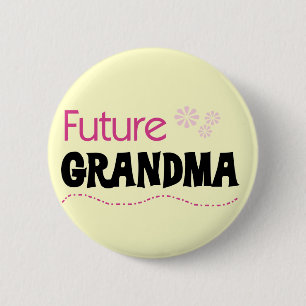 Badge Rond 5 Cm Futurs T-shirts et cadeaux de grand-maman