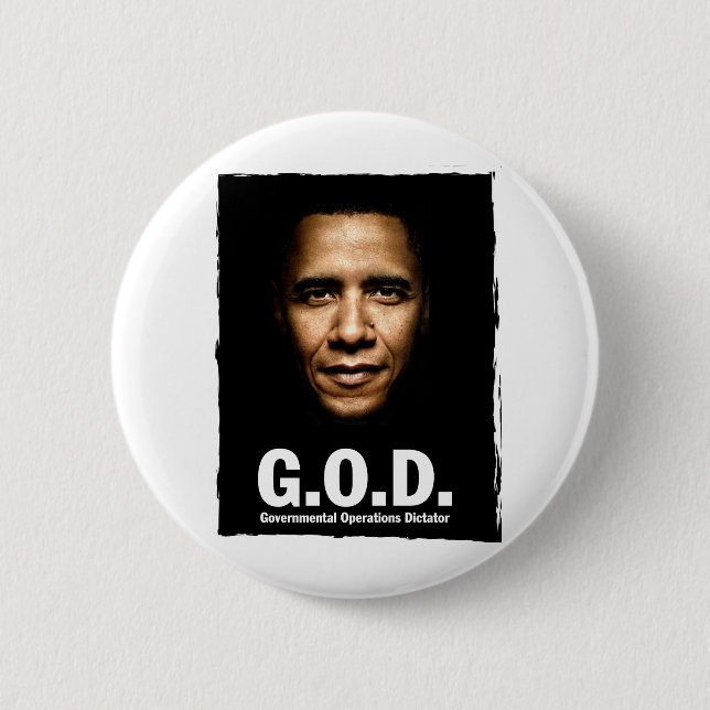 BADGE ROND 5 CM G.O.D. (Devant)
