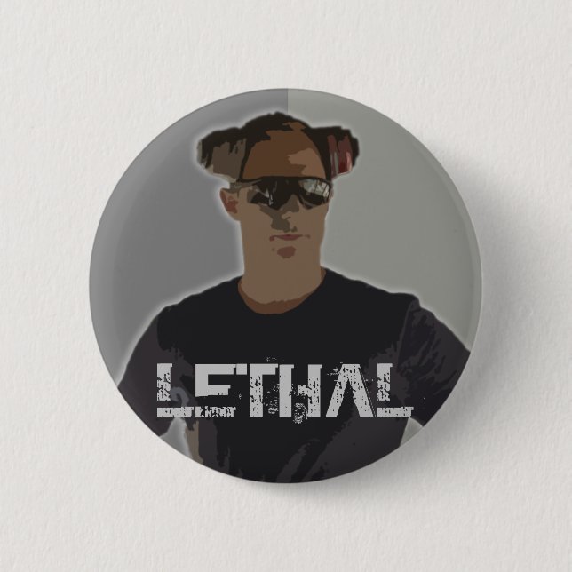 Badge Rond 5 Cm Gabe est mortel (le bouton) (Devant)