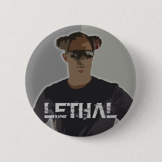 Badge Rond 5 Cm Gabe est mortel (le bouton)