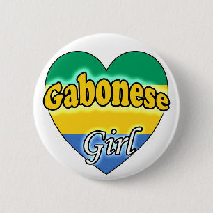Badge Rond 5 Cm Gabonaise