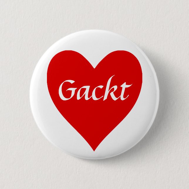 Badge Rond 5 Cm Gackt (Devant)