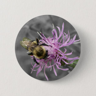 Badge Rond 5 Cm Gaffez l'abeille