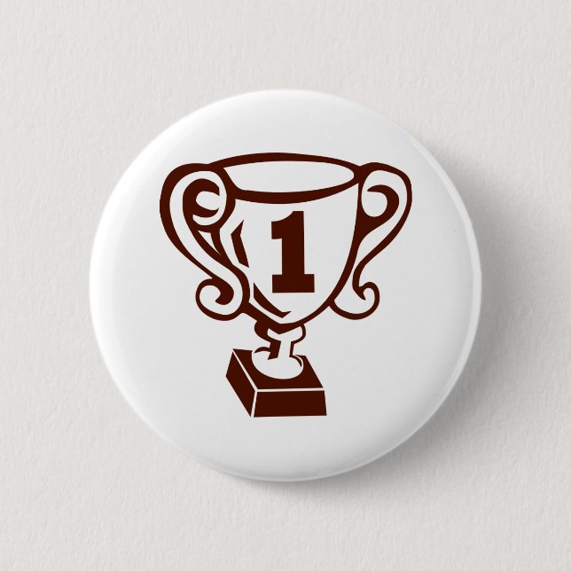 Badge Rond 5 Cm Gagnant - champion (Devant)