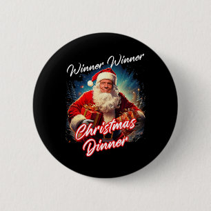 Badge Rond 5 Cm Gagnant Gagnant Dîner de Noël – Président Trump S