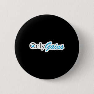 Badge Rond 5 Cm Gagne uniquement la conception d'entraînement de c