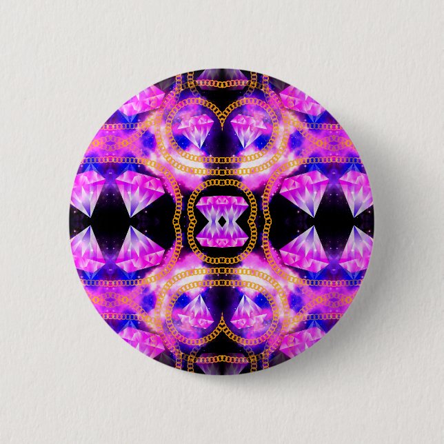 Badge Rond 5 Cm galaxie (Devant)