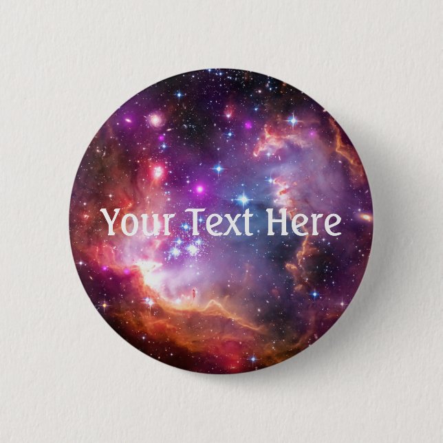 Badge Rond 5 Cm Galaxie Angélique Falln (Devant)
