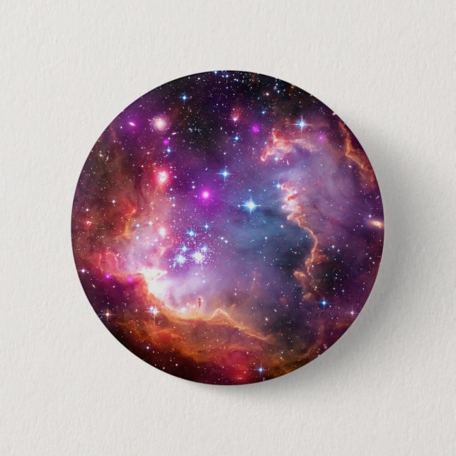 Badge Rond 5 Cm Galaxie Angélique Falln (Devant)