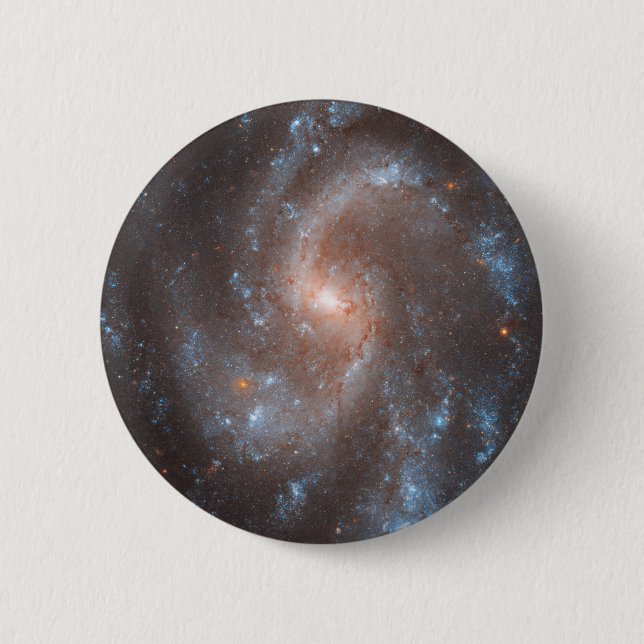 Badge Rond 5 Cm Galaxie Spirale Ngc 5584 (Devant)