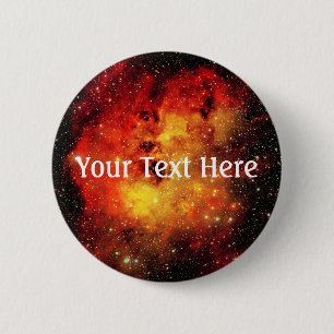 Badge Rond 5 Cm Galaxie tombée en feu