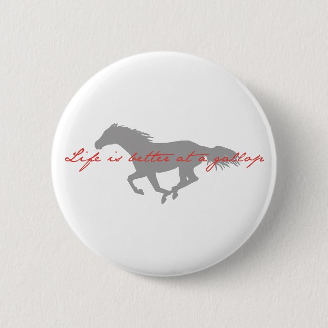 Badge Rond 5 Cm Gallop (Devant)