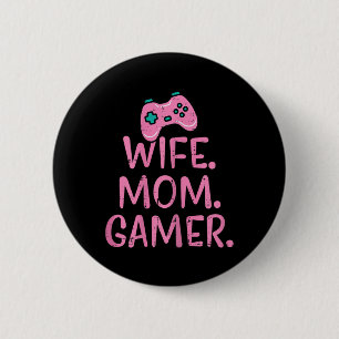 Badge Rond 5 Cm Gamer Chemises Vidéo Jeu Garçons Hommes Fille Enfa