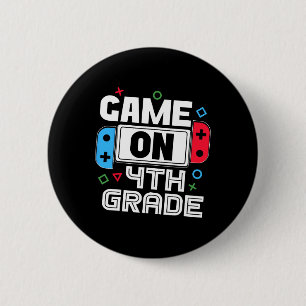 Badge Rond 5 Cm Gamer Ck À L'école Jeu Drôle 4e Année Enfants Garç