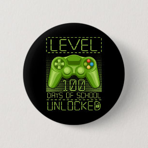 Badge Rond 5 Cm Gamer Étudiant 100ème Jour 100 Jours De Professeur