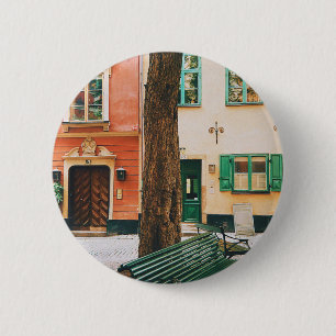 Badge Rond 5 Cm Gamla Stan, Vieille ville de Stockholm