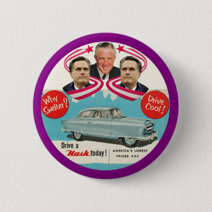 Badge Rond 5 Cm Gant et George Romney